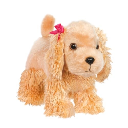 Pucci Pups – Plush Puppy – Carrier Bag – Golden Dot Glam Bag & Cocker Spaniel – Comb & Purse – Stuffed Animal – 2+ Years - Image 4