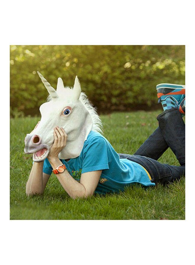 NIBEMINENT Halloween Unicorn Horse Head Mask ZL31600 - Image 4