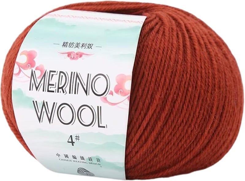 Wool Blend Yarn 1.76oz 134Yard Knitting Wool Yarn for Sweaters Scarves Hat Glove Crocheting Rugs Knitting Project - 13 - Image 1