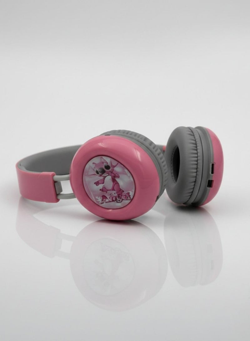 Portbae Kids Wireless Foldable Over-Ear Headphones AH-980 ,Comfortable wireless headphones for kids with over-ear design, clear sound, and a lightweight build—perfect for school, learning, and entertainment. - Image 4