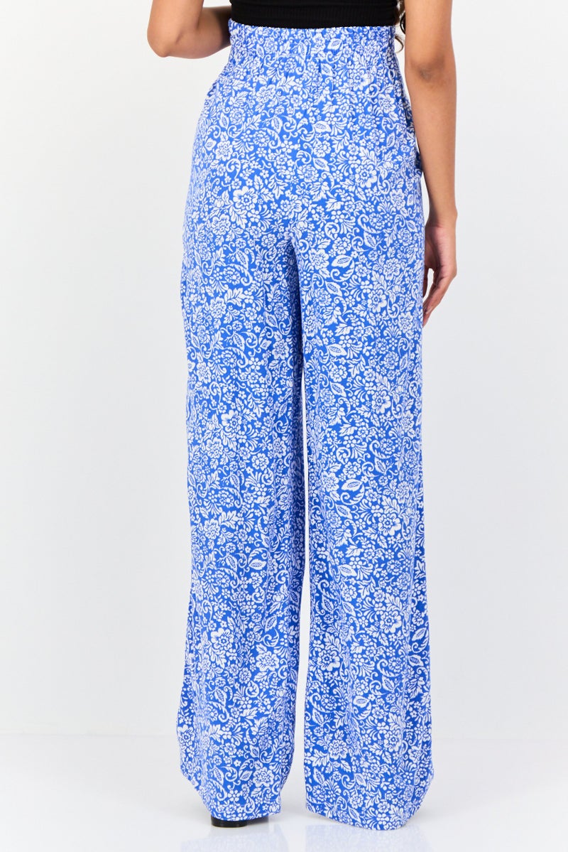 KOTON Women Regular Fit Straight Leg Pants, Multicolor - Image 4