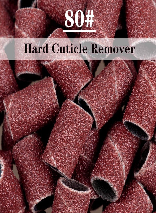 Subay Professional Nail Art Drill Bits Set 6PCS 3/32inch, Sanding Bands 300PCS #80#120#180 for Acrylic, Gel Nails, Dip Powder Nails and Manicure Pedicure - Image 3