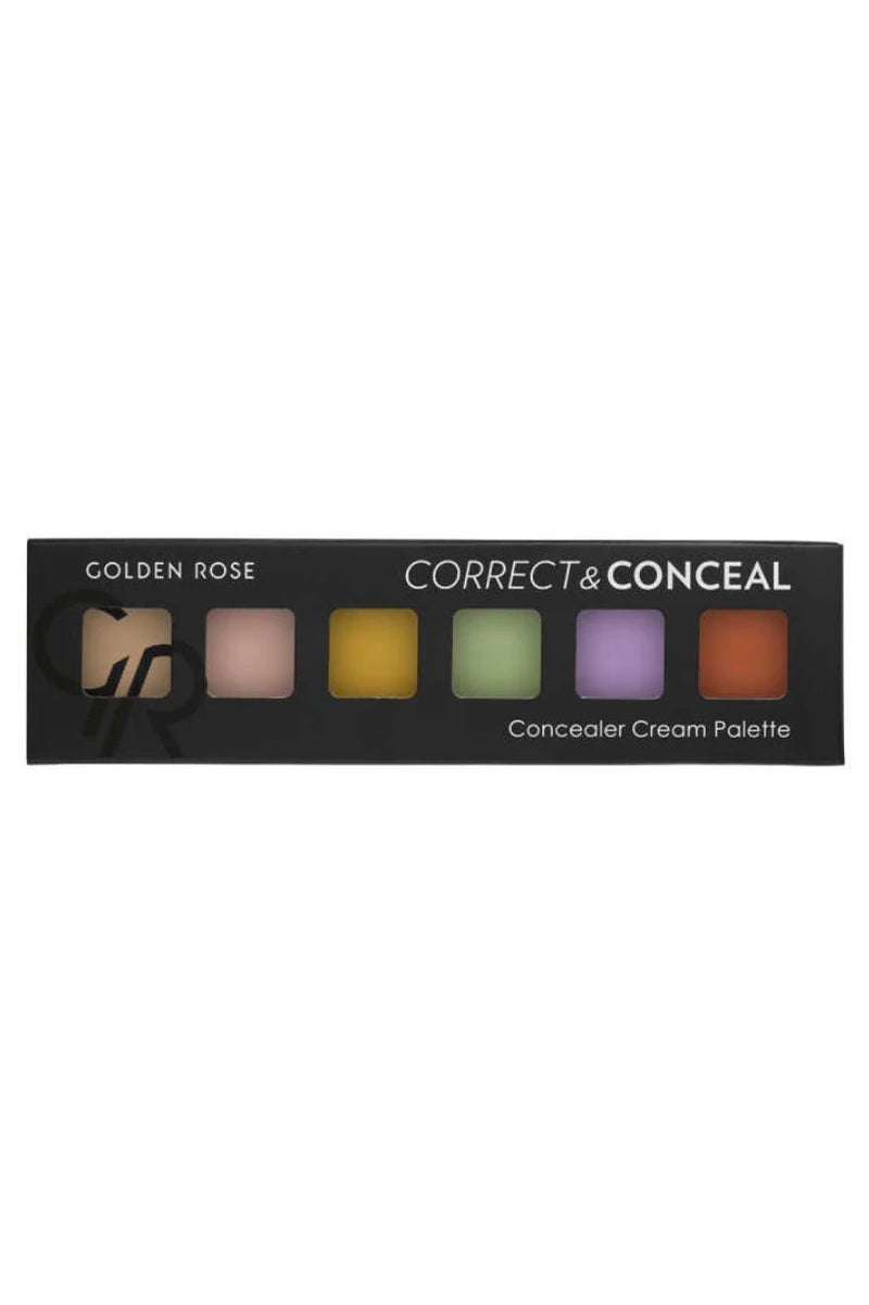 Golden Rose Golden Rose 6-Color Correct And Conceal Camouflage Cream Palette Multicolour  - Image 3