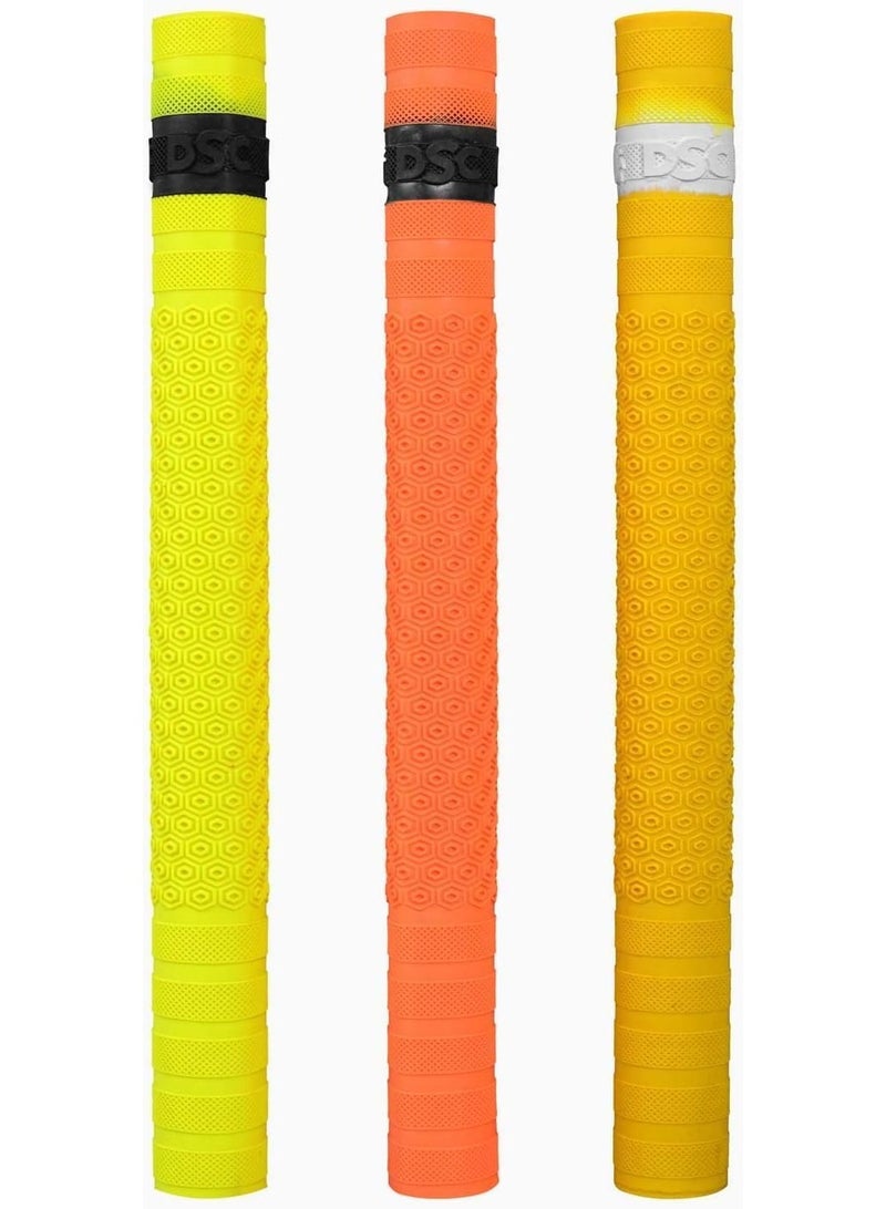 DSC Passion Hexagon Mix Colored Cricket Bat Grip - Image 1