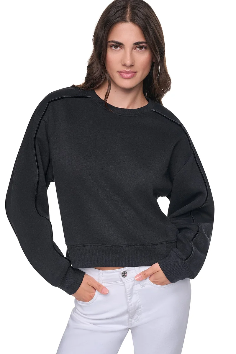 DKNY LONG SLEEVE MINI LOGO FRONT