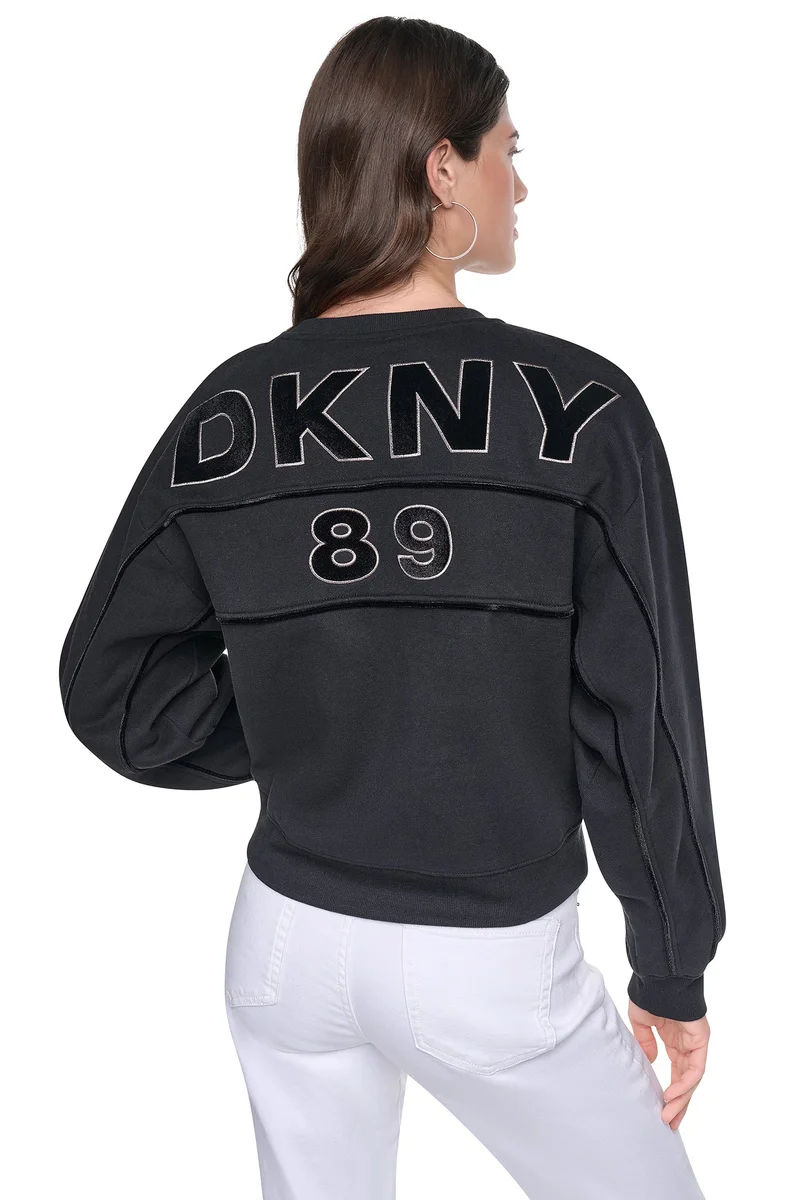 DKNY LONG SLEEVE MINI LOGO FRONT
