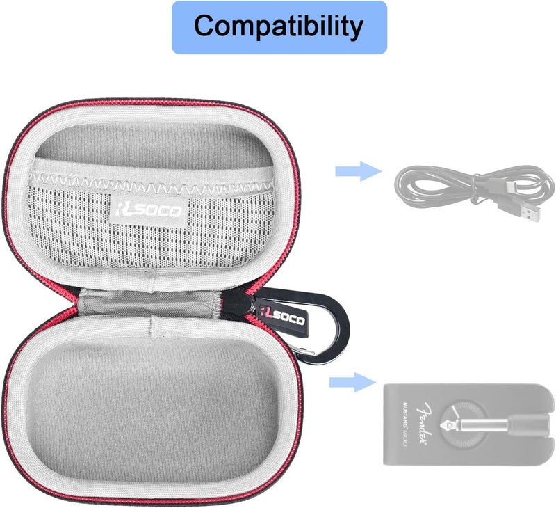 RLSOCO RLSOCO Carrying Case for Fender Mustang Micro PlusMustang Micro  NUX Mighty Plug Pro MP3 Headphone Amplifier Case Only - Image 5