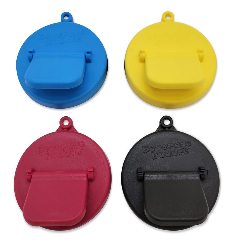 Beverage Buddee Can Cover - Best Can Cover For Standard Size Soda/Beer/Energy Drink Cans - Made In The USA - BPA-PCB Free - 4 pack (Asst Colors) - Image 1