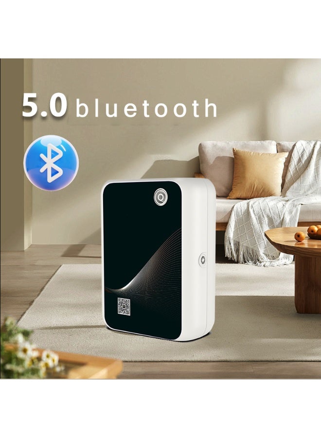  CityRiya-Long ناشر الزيت الأساسي ، آلة هواء الرائحة الذكية ، ناشر الهواء البارد بدون ماء ، ناشر للعلاج العطري مع Bluetooth ، ناشر عطر الهواء مع مؤقت لمنزل المكتب (أسود) - Image 2