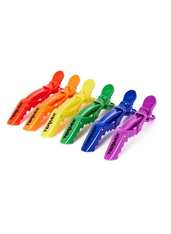 TERMIX 000966 Set of 6 Professional Hairdresser Hair Clips Perfect Grip 200g - Image 1