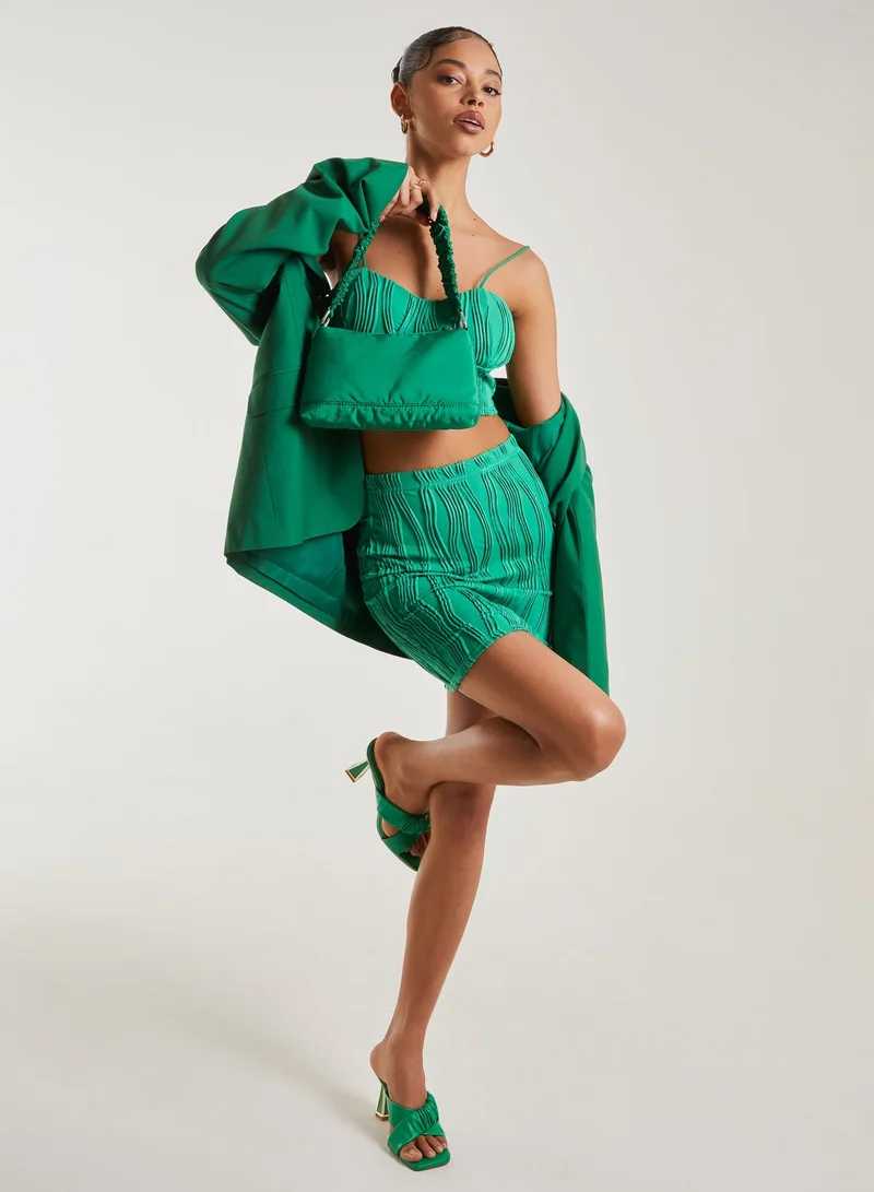 Pink Vanilla Ripple Mini Skirt