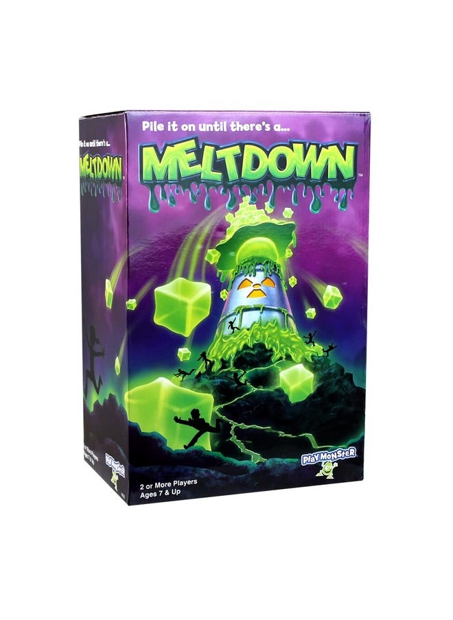 PlayMonster - Meltdown Family Game -- Add Cubes Without Letting Them Fall! -- Ages 7+ - Image 1