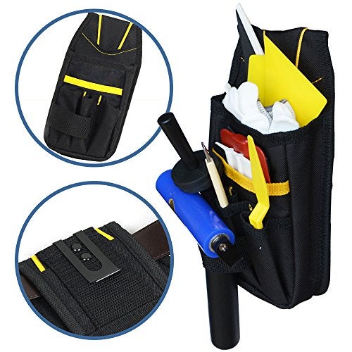 EHDIS Organizer Tool Pouch Multi-Purpose Wrapping Tool Bag Mini Work Holder Heavy-Duty Small Organizer for Car Window Tint Film Installer - Image 4