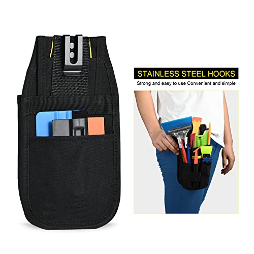 EHDIS Organizer Tool Pouch Multi-Purpose Wrapping Tool Bag Mini Work Holder Heavy-Duty Small Organizer for Car Window Tint Film Installer - Image 3