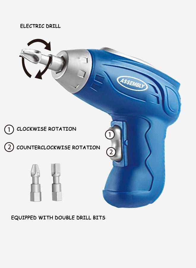 Children'S Screw Toys, 224-Piece Drill Toys, Drill And Screwdriver Sets, Children'S Building Blocks, Building Block Games, Children'S Screw-Twisting Educational Toys, Simulation Electric Repair Toys - Image 5