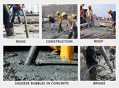 MLD جهاز اهتزاز الخرسانة المحمول MLD مع رمح اهتزازي بطول 1.5 متر - خلاط كهربائي محمول للخرسانة والتربة لإزالة فقاعات الهواء - Image 2