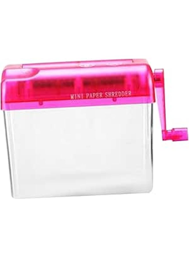 Compact Manual Document Shredder Handheld for Home and Office Use Easy to Operate - Image 1