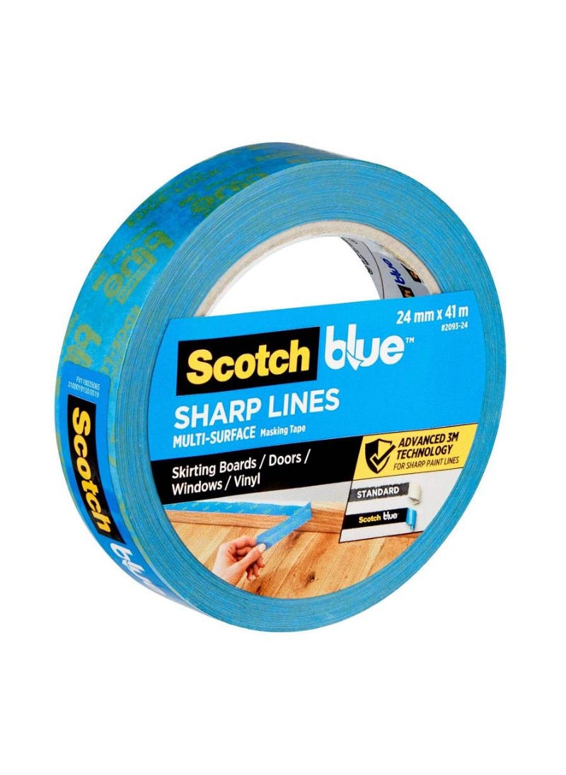 3M Scotch 3M Scotch Blue Sharp Lines Advanced Masking Tape 2093 2.4 X 4100cm 
