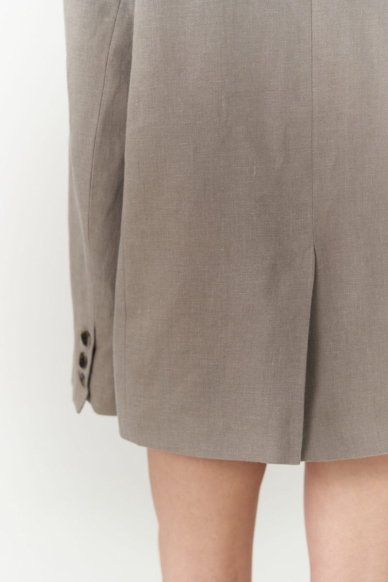 Bohemai Brenna Smoke Linen Blazer  - Image 5