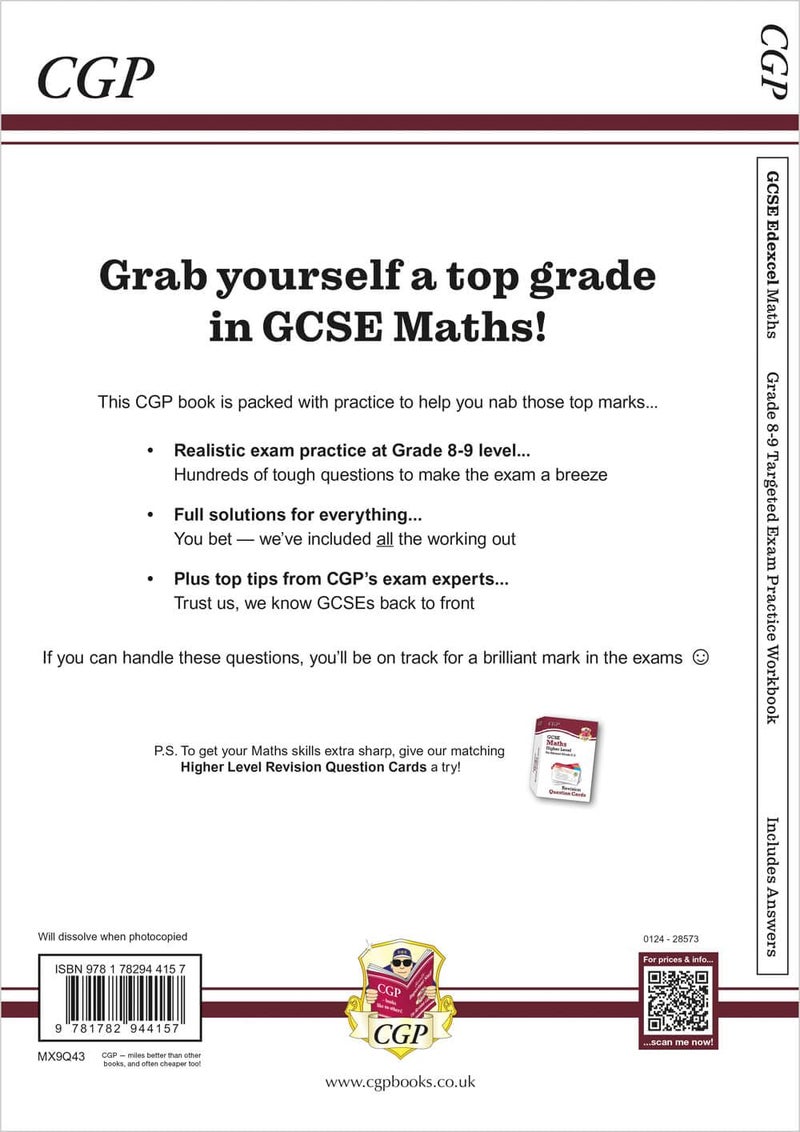 New Gcse Maths Edexcel Grade 8-9 Targeted Exam Practice Workbook (includes Answers) - Image 2