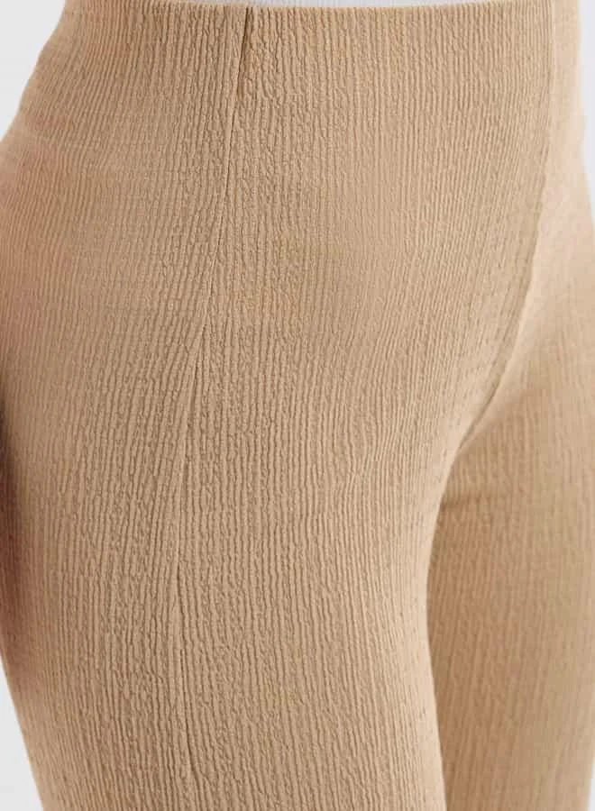 Splash FAV Textured Wide Leg Pants