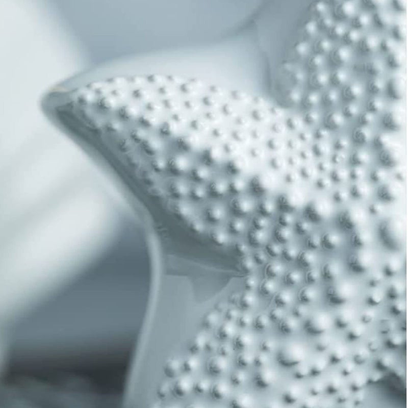 FabSeasons Ceramic Soap Dispenser for Kitchen, Bathroom Sink, Stylish Modern Design Ocean Theme Starfish White-01 - Image 4