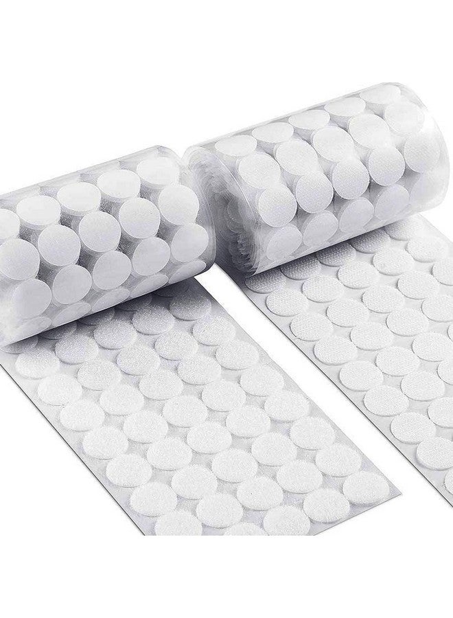 Rena Chris Self Adhesive Dots, Strong Adhesive 1400pcs(700 Pairs) 0.59" Diameter Sticky Back Nylon Dots, Hook & Loop Dots with Waterproof Sticky Glue Tapes, Suitable for Classroom, Office, Home - Image 1