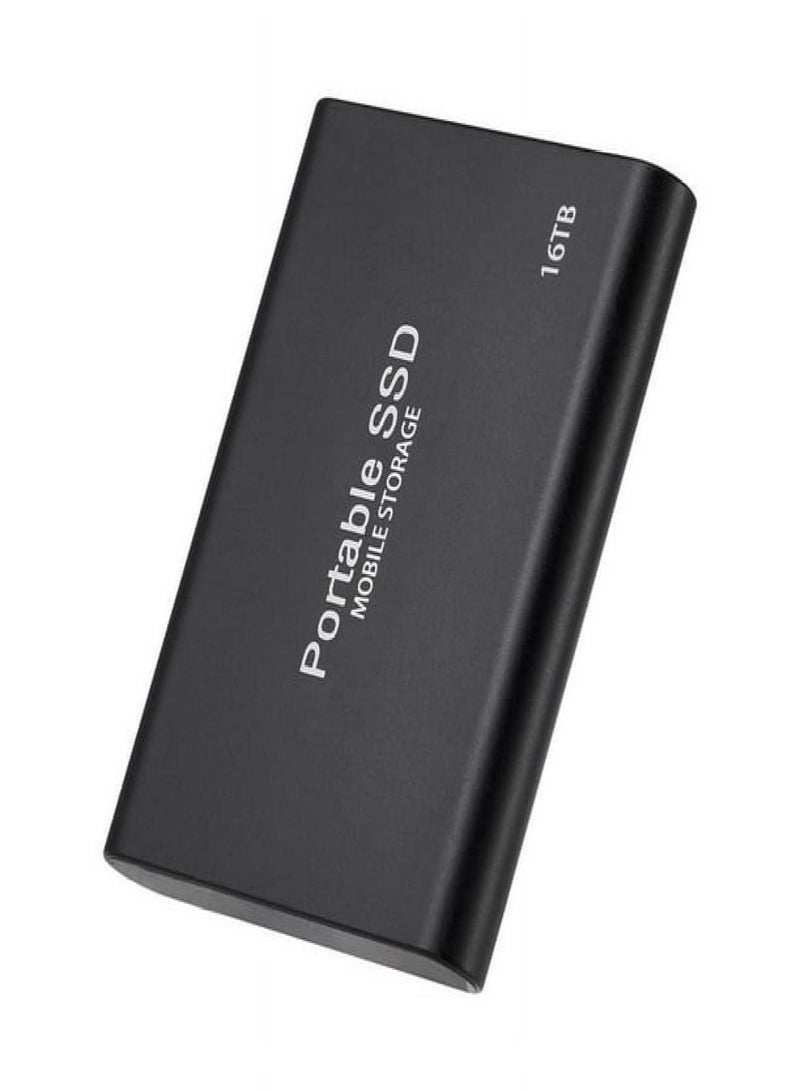 16TB mobile hard disk, high-speed ultra-thin mobile SSD solid state drive - Image 1