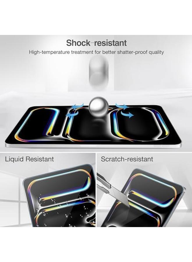 Procases 2 Pack Screen Protector For Ipad Pro 11 Inch M4 2024 Tempered Glass Film Guard For A2836 A2837 A3006 Clear - Image 5