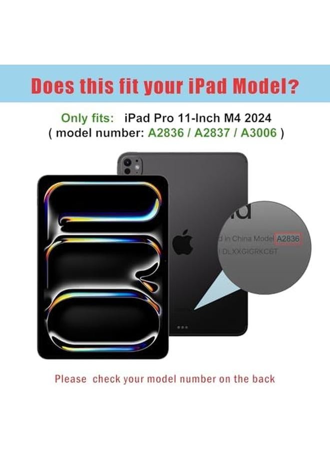 Procases 2 Pack Screen Protector For Ipad Pro 11 Inch M4 2024 Tempered Glass Film Guard For A2836 A2837 A3006 Clear - Image 2