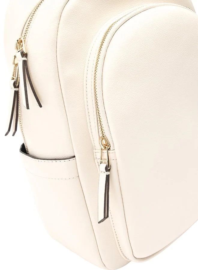 Parfois Basic Backpack With Exterior Pocket