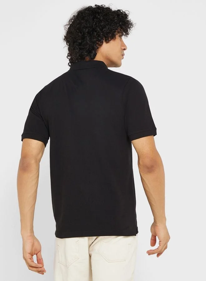 Seventy Five Basics Essential Pique Polo Shirt