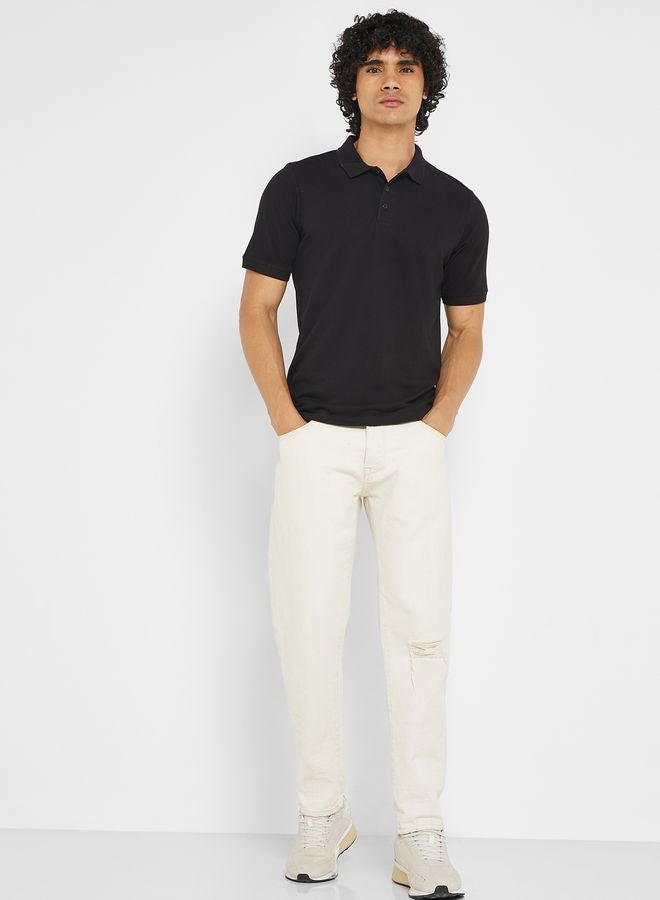 Seventy Five Basics Essential Pique Polo Shirt - Image 4