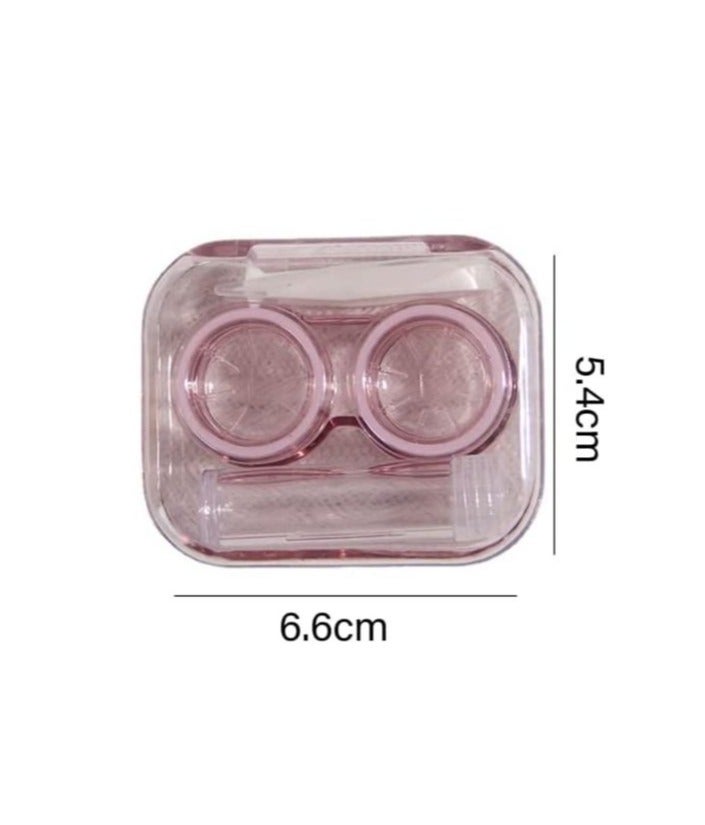 Contact Lens Cases Colorful Contact Lens Container Holder Outdoor Portable Mini Contact Lens Soak Storage Kit for Travel Home - Image 5