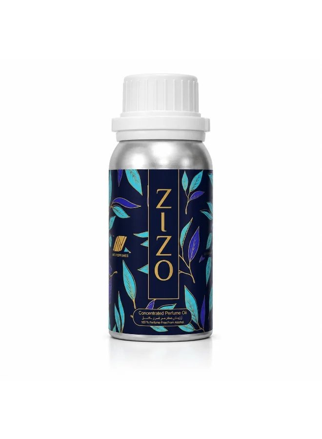 ارض العطور زیزو زيت عطر مركز 100 مل من أرد بيرفيومز | عطر عربي فاخر بدون كحول | نفحات الليمون والريحان والخضار والخشب | مناسب للرجال والنساء