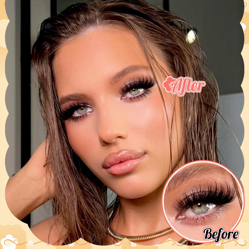 calphdiar Bottom Lashes Clusters DIY Eyelash Extension 3 Styles Lower Eyelash Clusters Bottom Individual Lashes 5-7mm Thin Band Natural Bottom Lash Clusters 260pcs DIY Entire Lash Extensions by calphdiar - Image 5