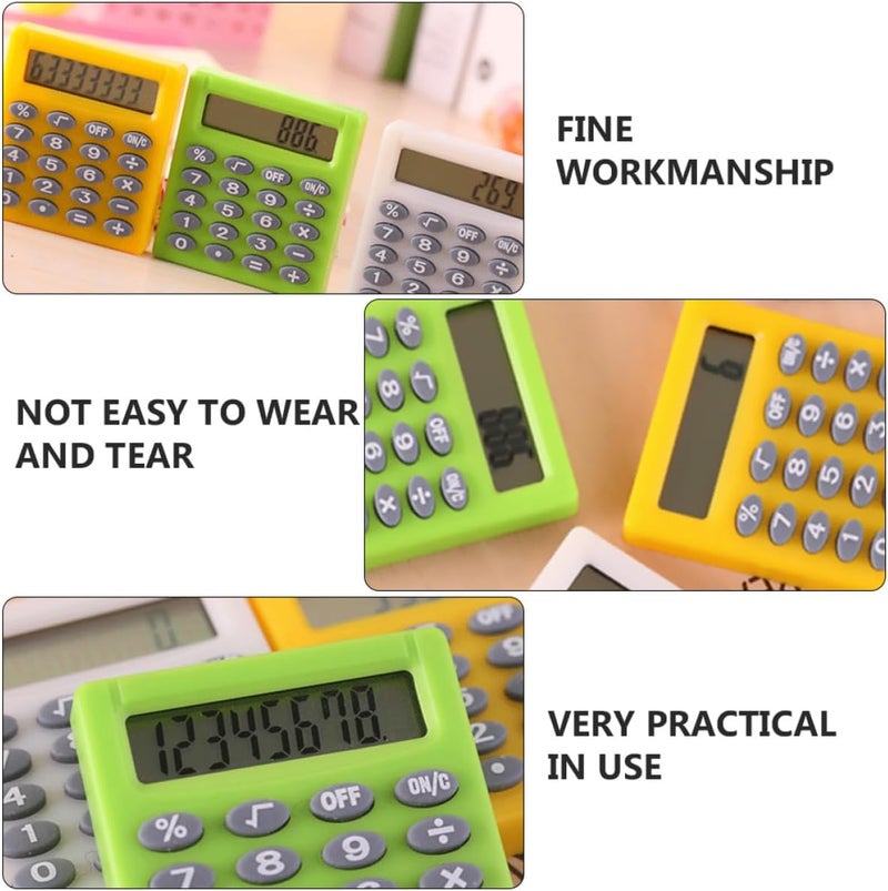 Long lifespan SHERCHPRY 3 Pcs Portable Mini Student Calculators, Pocket Size Plastic Basic Counters for School Exams and Office Use Random Style Surface safe Consistent steady quality Condition adaptive build Popular practical build Integrated local logistics All-item unified delivery Global trendy simple build All-scene tailored quality Wide use compliant quality Low dust buildup Local & cross border ship compatible Integrated practical design Wear resistant Permanent & temporary usable General purpose premium build Continuous warehouse supply Simplified versatile design Home & light industrial compatible Daily wear upgraded resistant material Remote village delivery cover Solid anti-deform Narrow & wide space compatible Reliable durability Various color options - Image 5