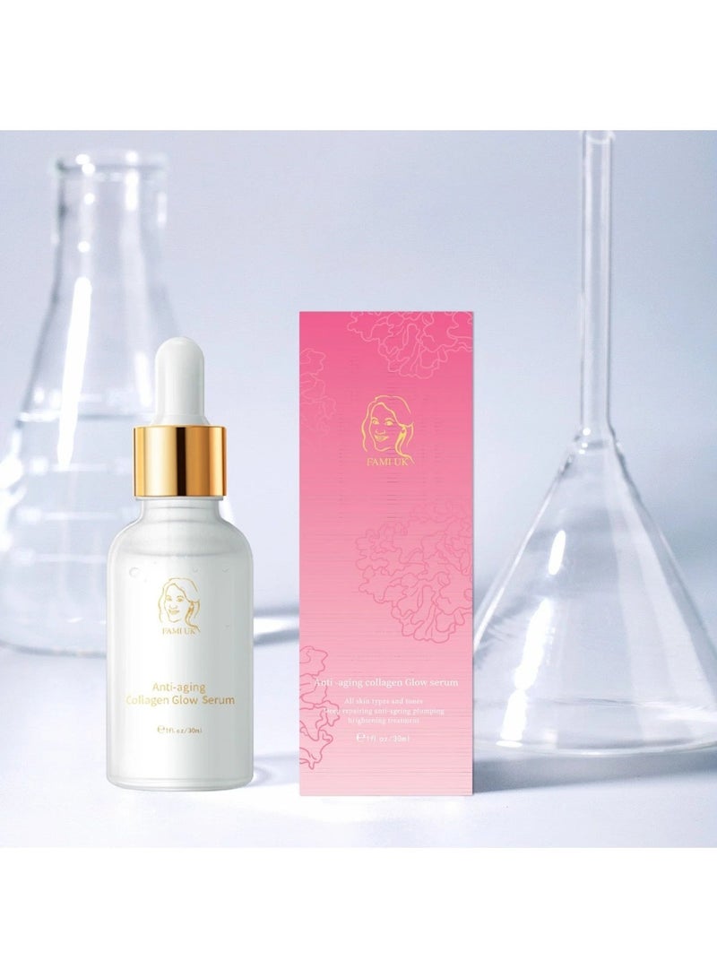 FAMIUK Fami UK Anti-Ageing Collagen Glow Serum for Firmer Smoother Skin – Day and Night Use - Image 5