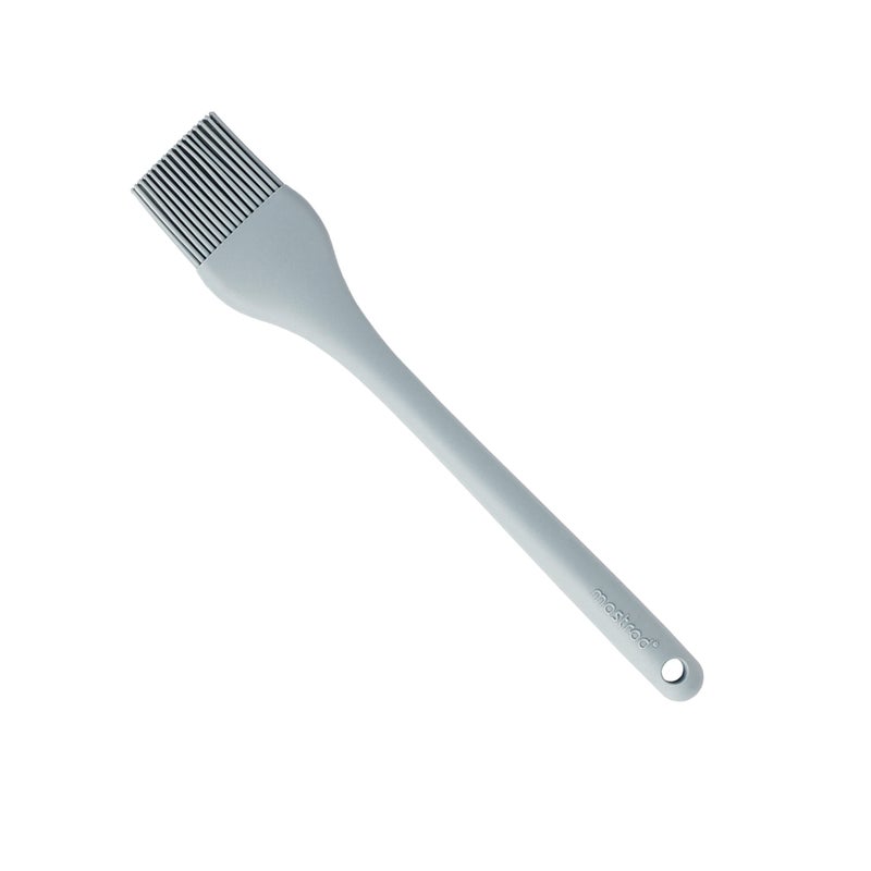 MASTRAD All Silicone Kitchen Brush One piece Heat resistant 482F Dishwasher safe Grey