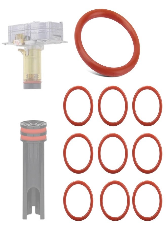 Hasanbar 5332149100 Brew Assembly O-Ring Seal Compatible with DeLonghi Espresso Machine, Replacement Gaskets Restore Optimal Brewing Performance by Preventing Leaks and Ensuring Optimal Coffee Extraction-10pcs - Image 1