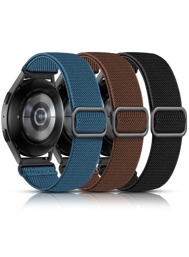 أربطة مرنة من Lerobo متوافقة مع ساعات Samsung Galaxy Watch 7/6/5/4 40 مم 44 مم/Watch 6 Classic 43 مم 47 مم/Watch 5 Pro 45 مم/Watch 4 Classic/Active 2/FE، مقاس 20 مم، شريط رياضي ناعم قابل للتهوية لساعة Galaxy Watch 6 - Image 1