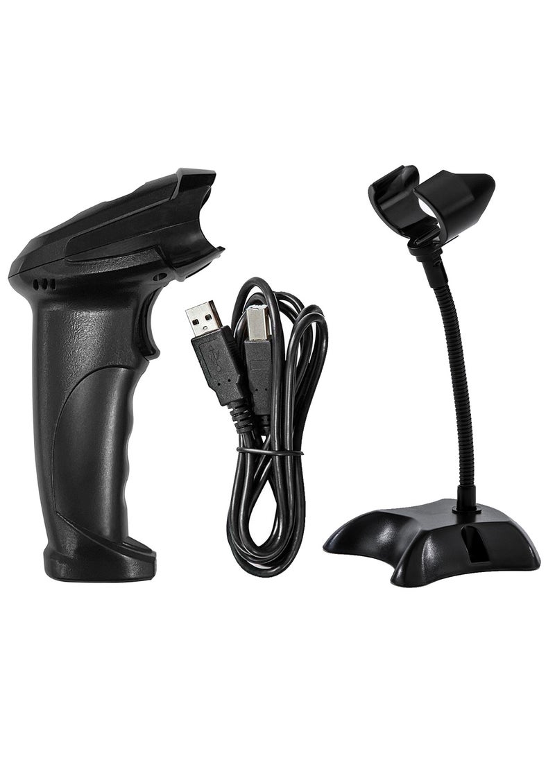 MARGOUN X-9103AT Wireless Laser Barcode Scanner High-Performance Scanning for Warehouse, Supermarket & Logistics Black Color  - Image 4