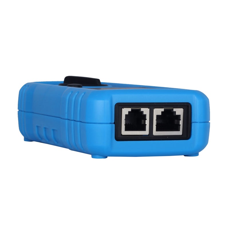 مجموعة اختبار الشبكات: لون أزرق - متوافقة مع طاقة كابلات RJ11 و RJ45، موضع عطل سريع، ومتتبع أسلاك لأخصائيي صيانة الشبكات واختبار الكابلات - Image 4