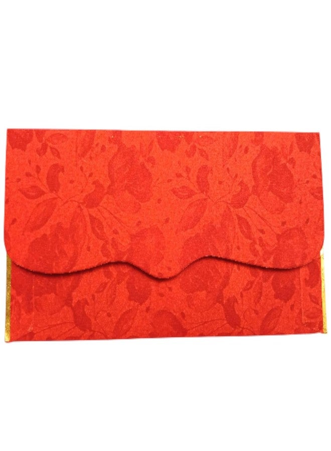 Aywal Pack of 20, Rectangle Shape Metallic Paper Shagun Envelopes for Gifting Cash Sagan Lifafa Wedding, 19 X 9 cm, Peacock Design - Image 3