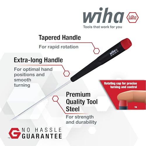 Wiha 26791 Precision Torx T1-T8 Set, 8-Piece,(Red, Black) - Image 5