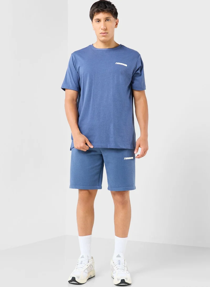 The Giving Movement Racer Printed Shorts