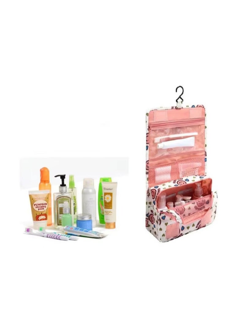 Travel Bag, Cosmetic Organizer Bag, Toiletry Bag, Waterproof Bag, Small Toiletry Bag,  White  - Image 4