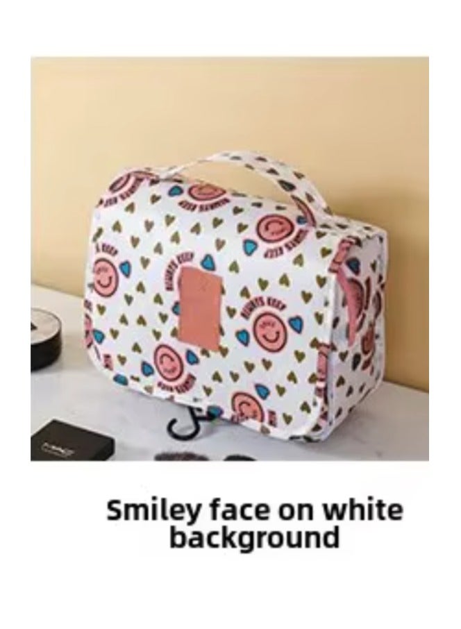 Travel Bag, Cosmetic Organizer Bag, Toiletry Bag, Waterproof Bag, Small Toiletry Bag,  White  - Image 5