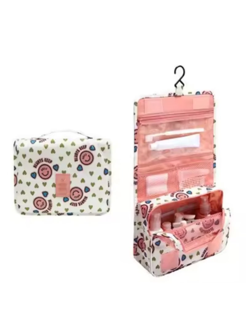 Travel Bag, Cosmetic Organizer Bag, Toiletry Bag, Waterproof Bag, Small Toiletry Bag,  White  - Image 1