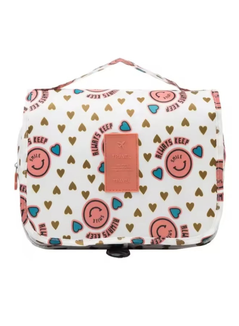 Travel Bag, Cosmetic Organizer Bag, Toiletry Bag, Waterproof Bag, Small Toiletry Bag,  White  - Image 2
